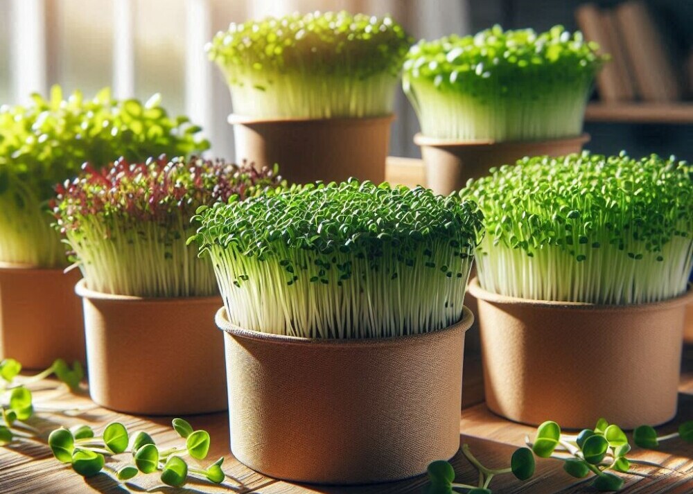 micro greens growing